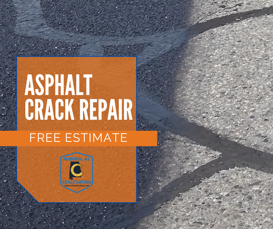 Asphalt Crack Repair in Auburn, AL