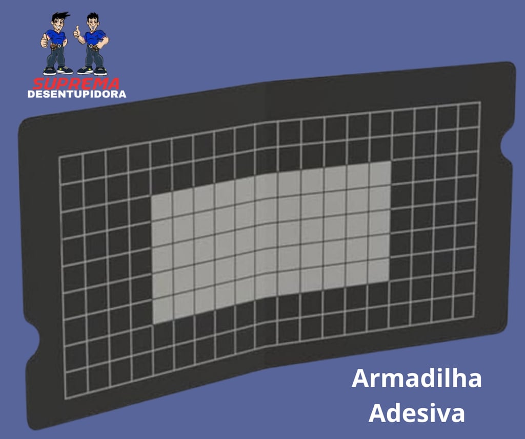 armadilha adesiva