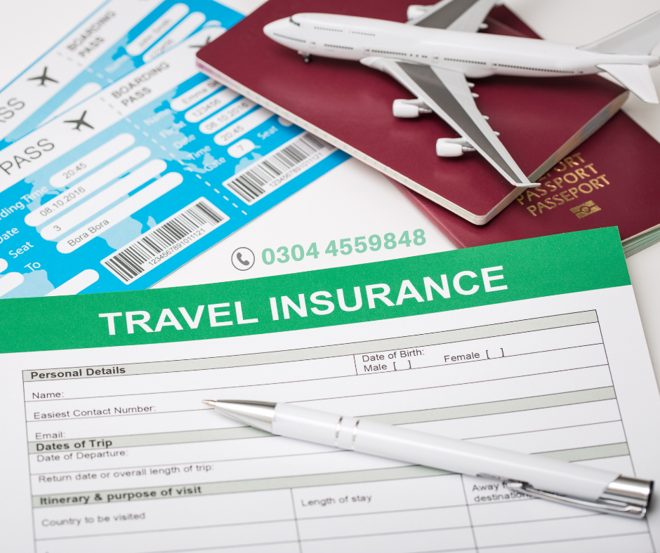 a passport and passport case sitting on a table
