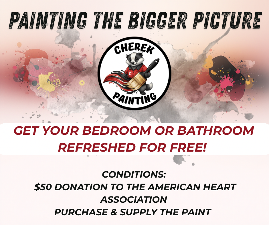 Professional Painters near Madison WI host promo to support american heart association
