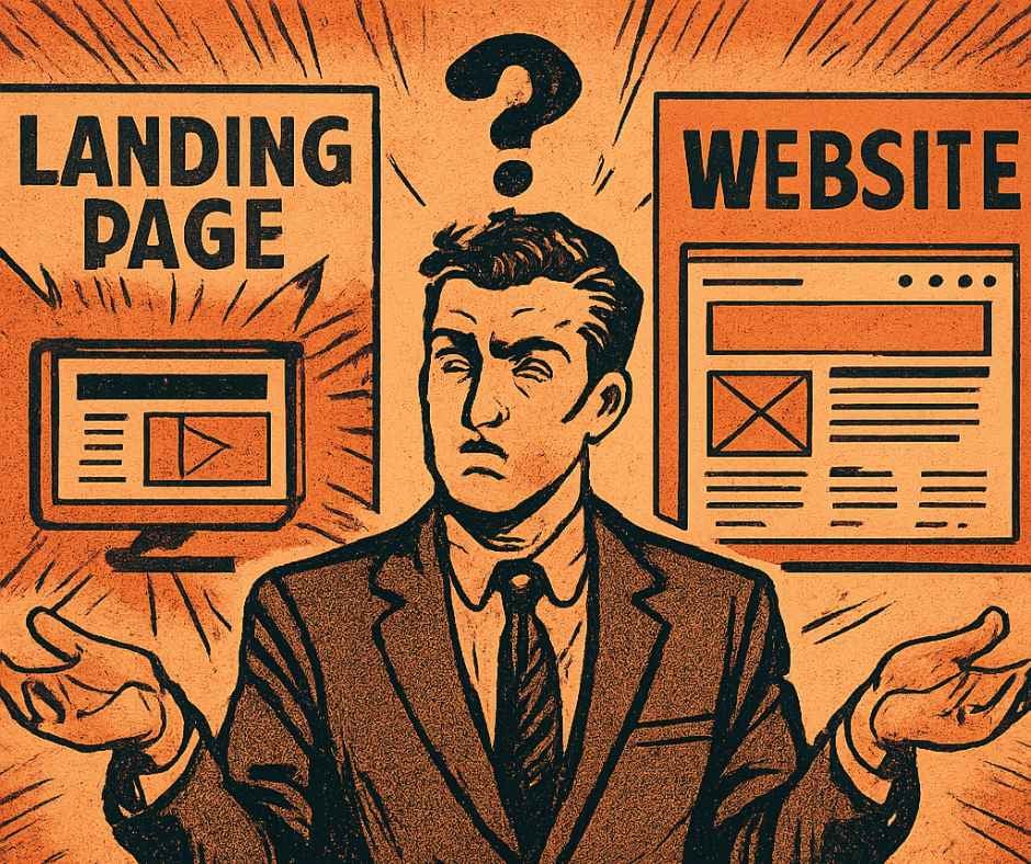 landing page ou site