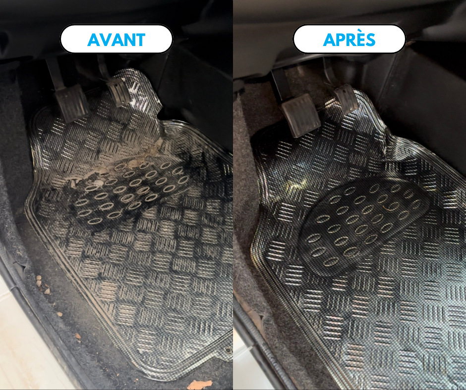 Avant après nettoyage auto