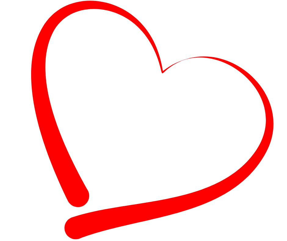 red ribbon heart