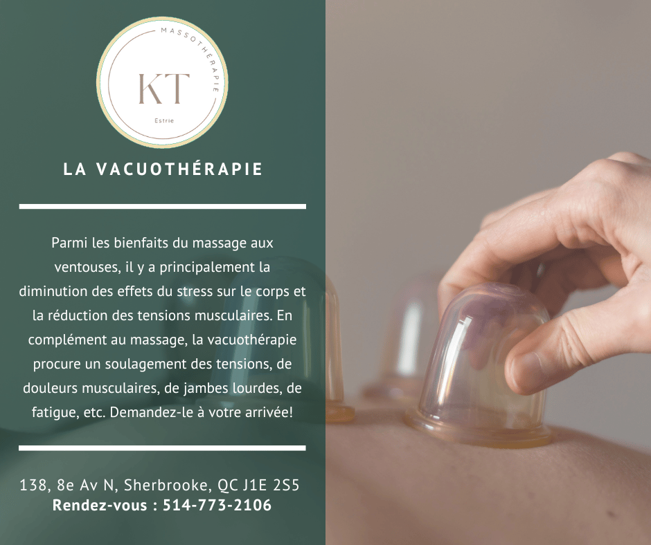 KT Massothérapie Publication vacuothérapie