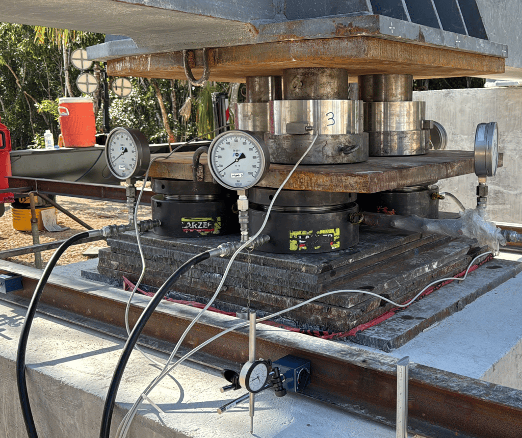 Pila instrumentada con galgas extensométricas