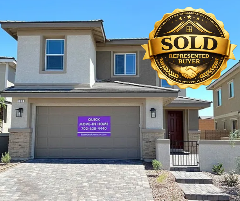 a home with a sold sign and a sold sign