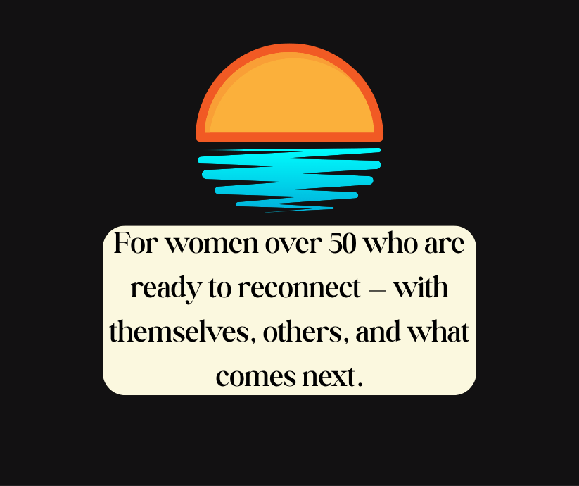 a stylised sun over the sea