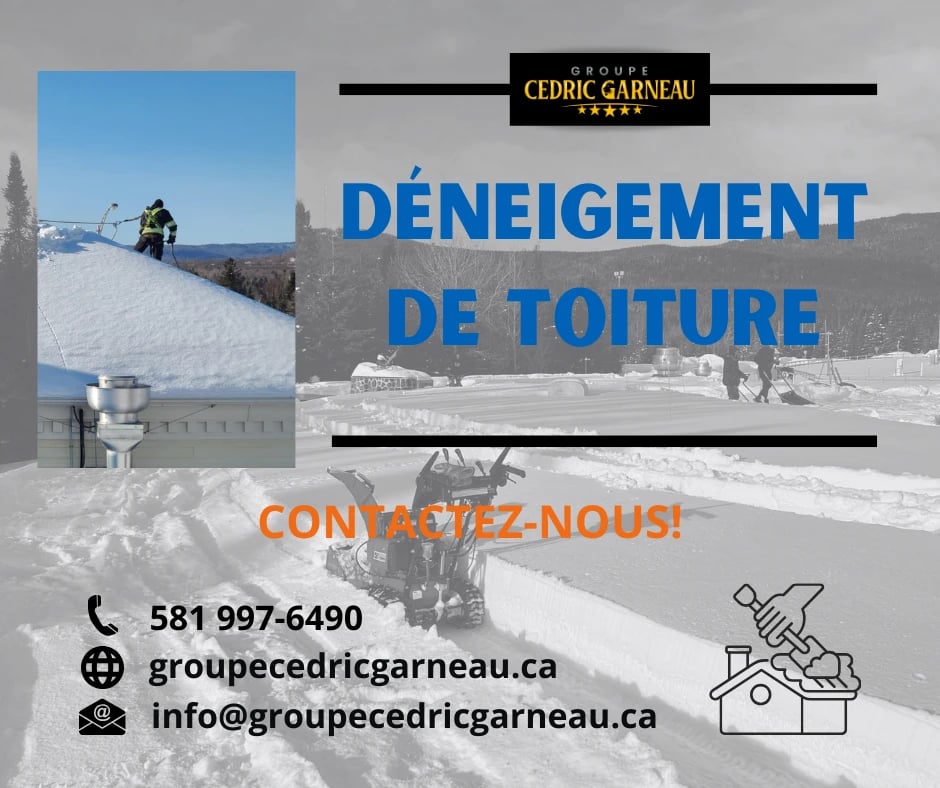 annonce déneigement de toiture