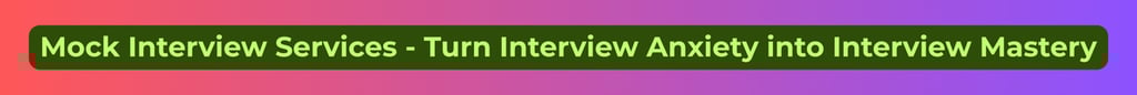 ADVERTISEMENT rectangle for mock interview service