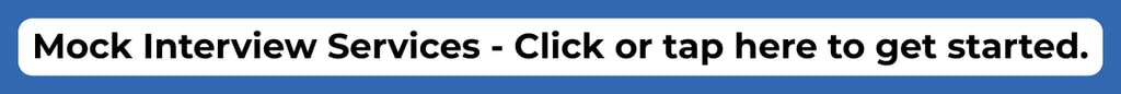 advertisement for mock interview services
