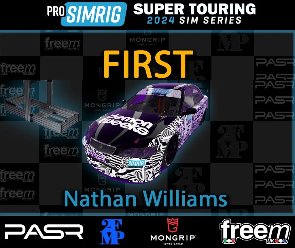Multi series sim racing champion since 2023. Most successful driver in PASR sim racing series.