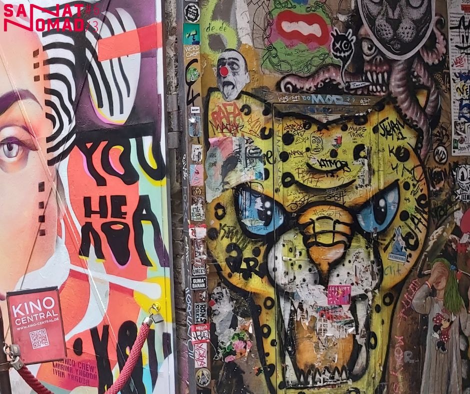 a door with a tiger head and a tiger head