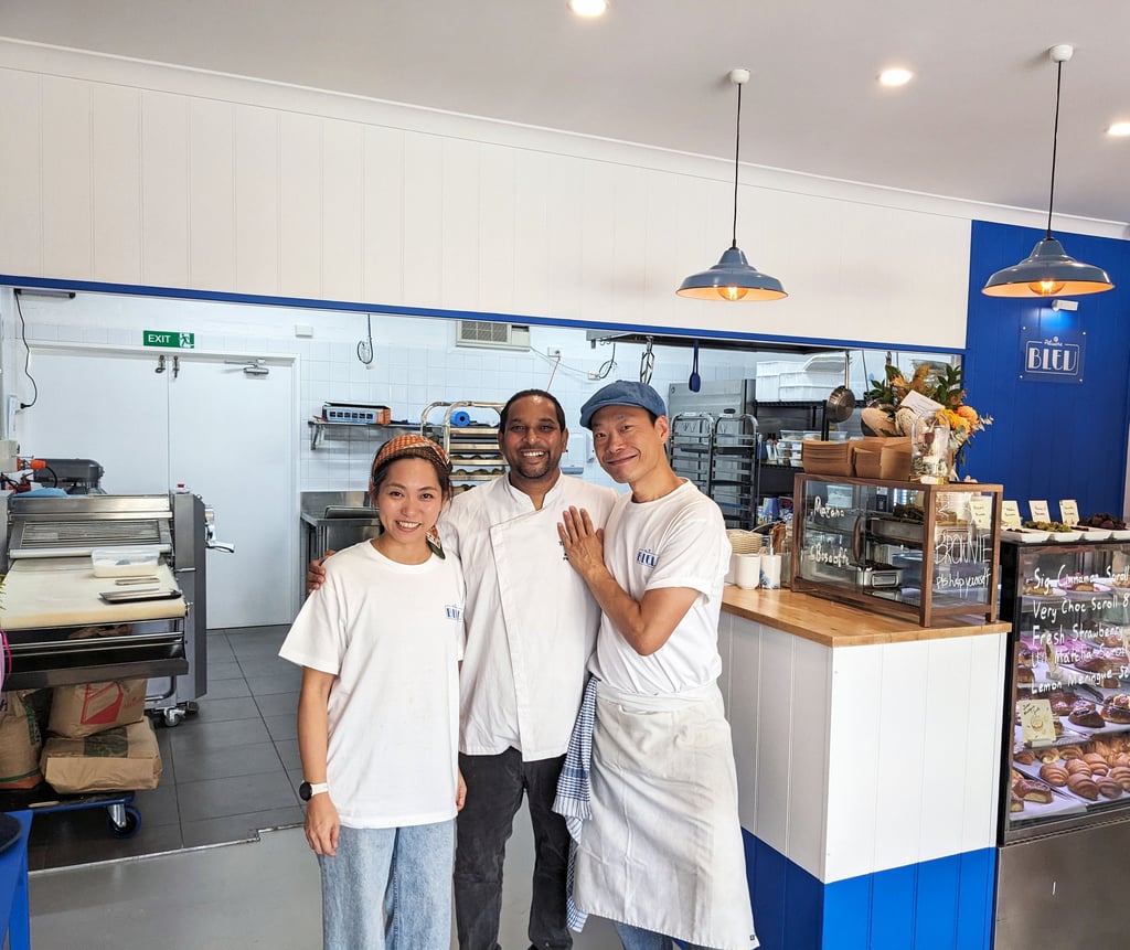 The Patisserie BLEU Chefs.