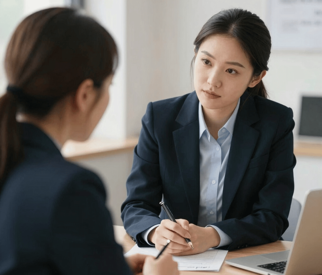 a magnifying glass sitting on top of a piece of paper