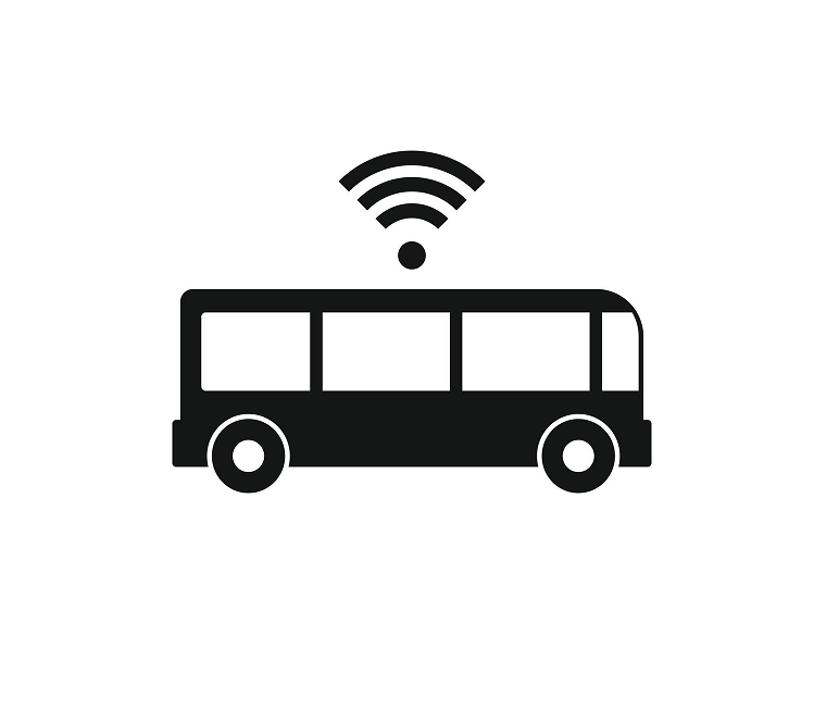 bus con señal de wifi