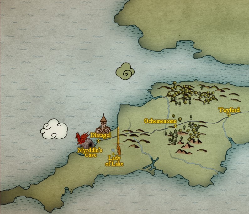 West Myrddin's World Map