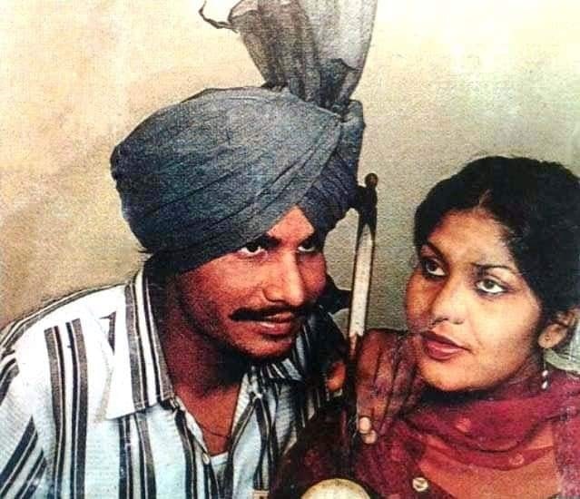 Amar Singh Chamkila and Amarjot performing together