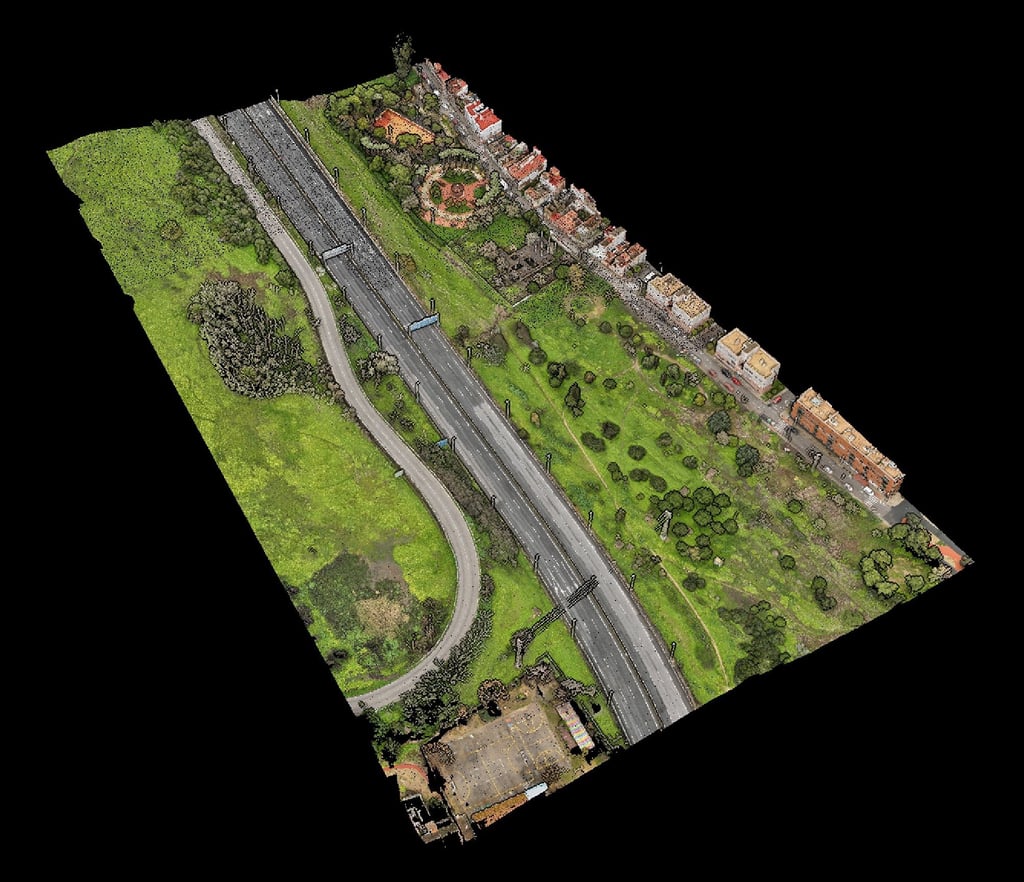 Cartografía Lidar con Drone