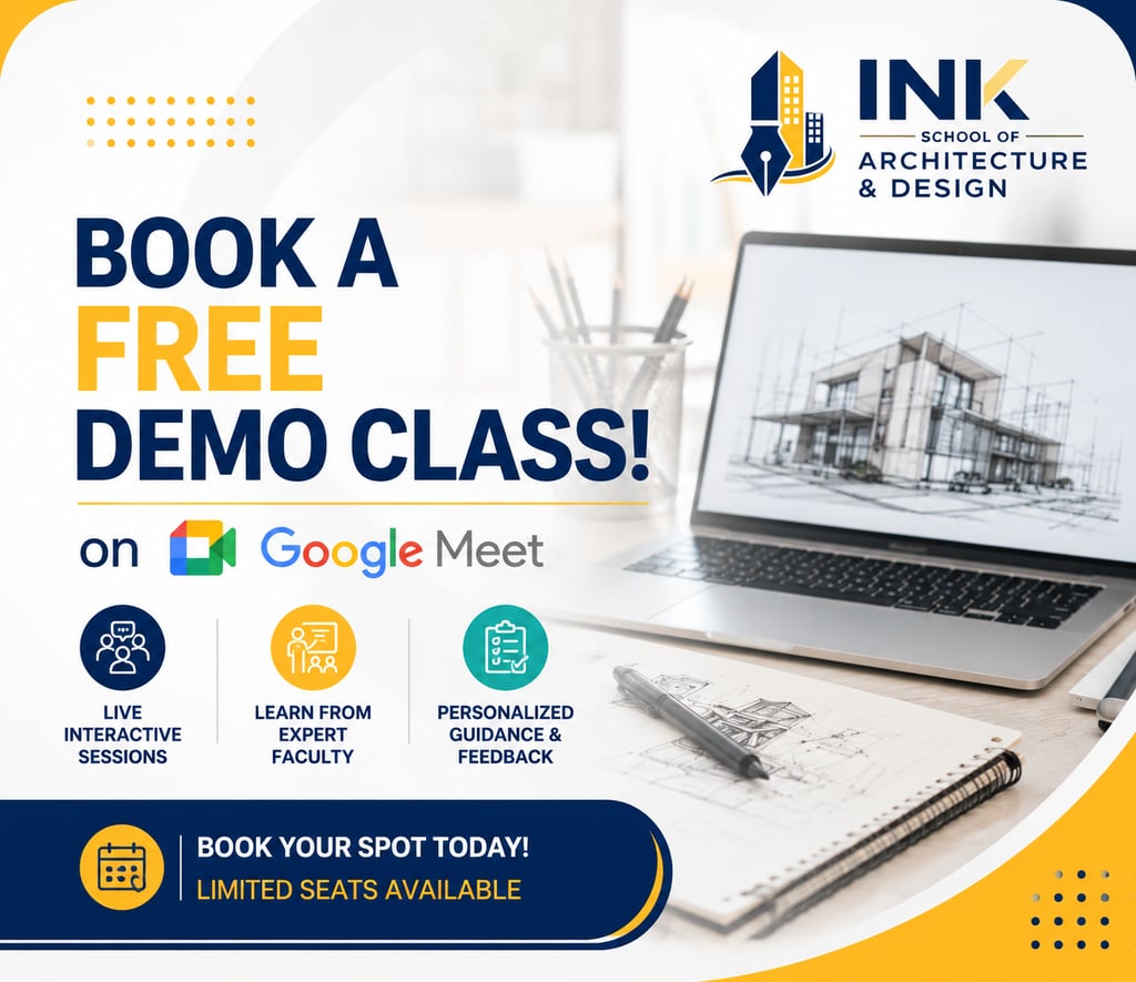 Book a Free Demo Class | NATA & JEE B.Arch Online Coaching | INK School of Architecture & Design
