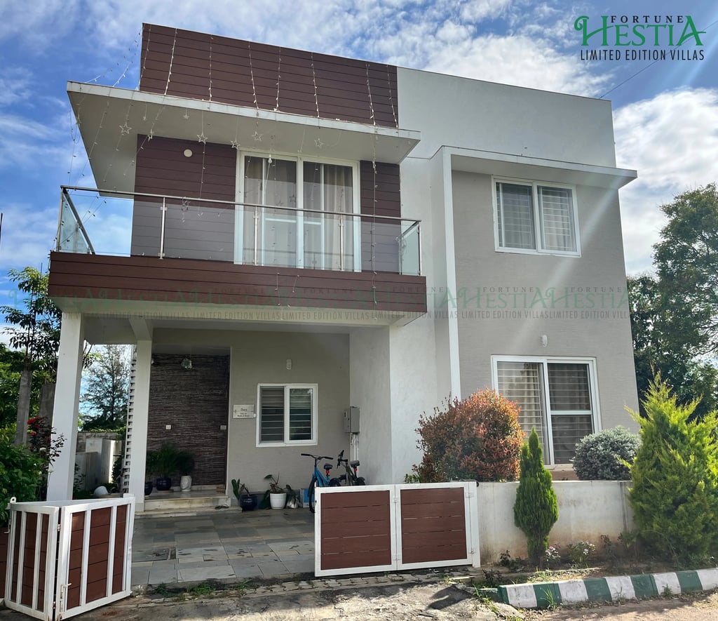 Greek-inspired 4 BHK luxury villa at Fortune Hestia Sarjapur Road Bangalore 