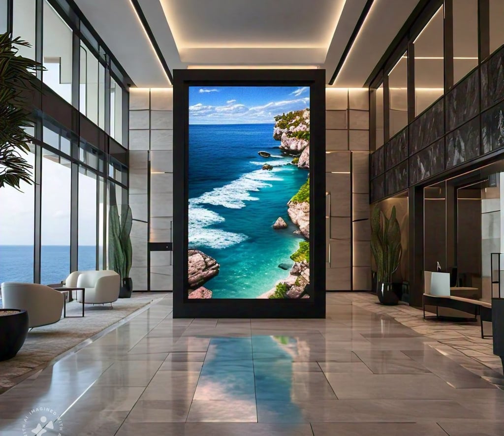 led video wall display price