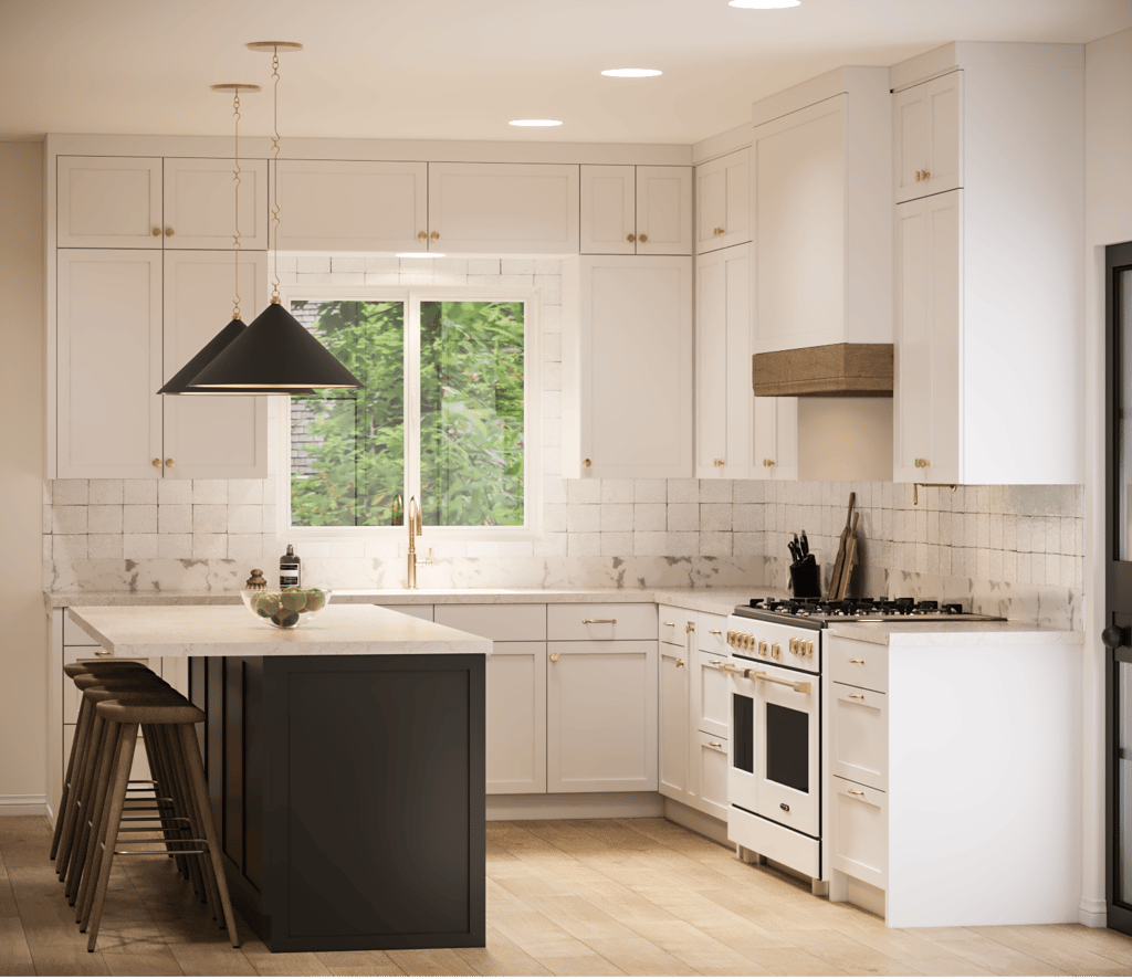 Modern kitchen design render