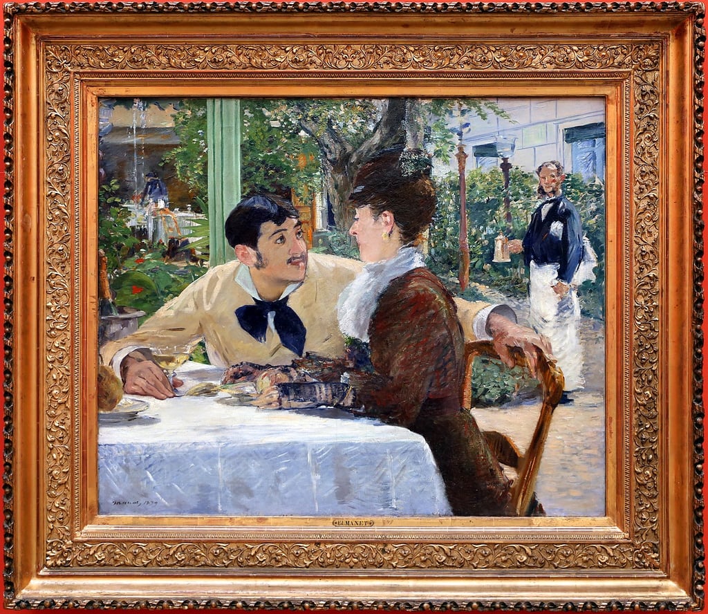 Restauration du cadre de l'oeuvre d'Edouard Manet