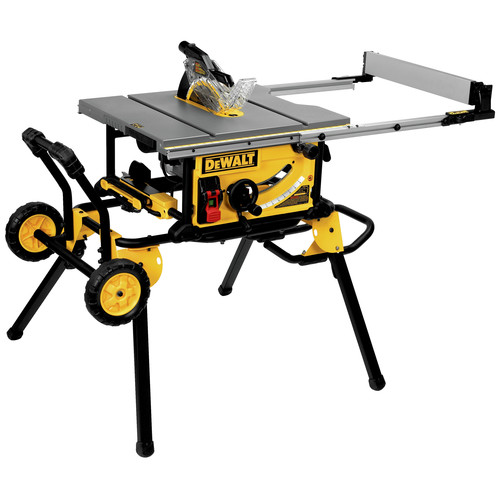 Factory Reconditioned Dewalt Site-Pro 15 Amp Compact 10 in. Jobsite Table Saw with Rolling Stand