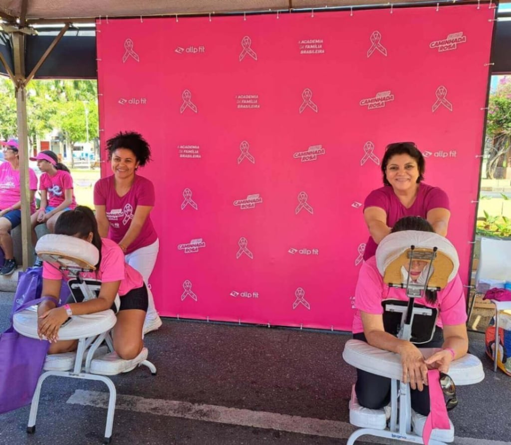 Quick Masage corrida outubro rosa 2025 - Jaque Massagens BH