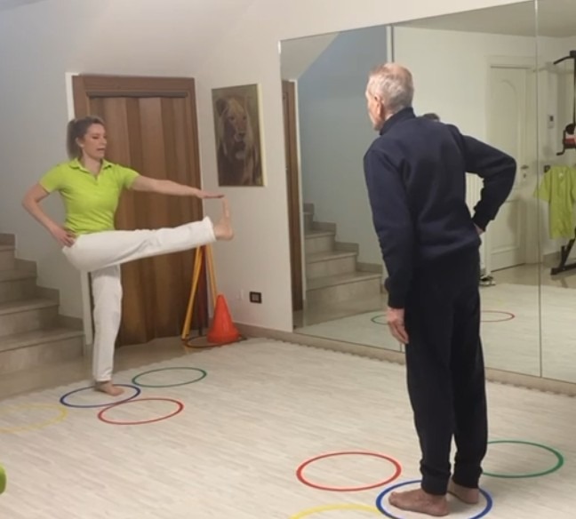 riabilitazione neuromotoria su tatami