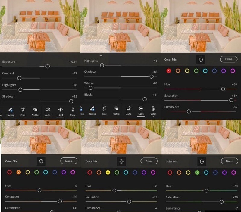 Các tông màu Lightroom đang dẫn đầu xu hướng hiện nay