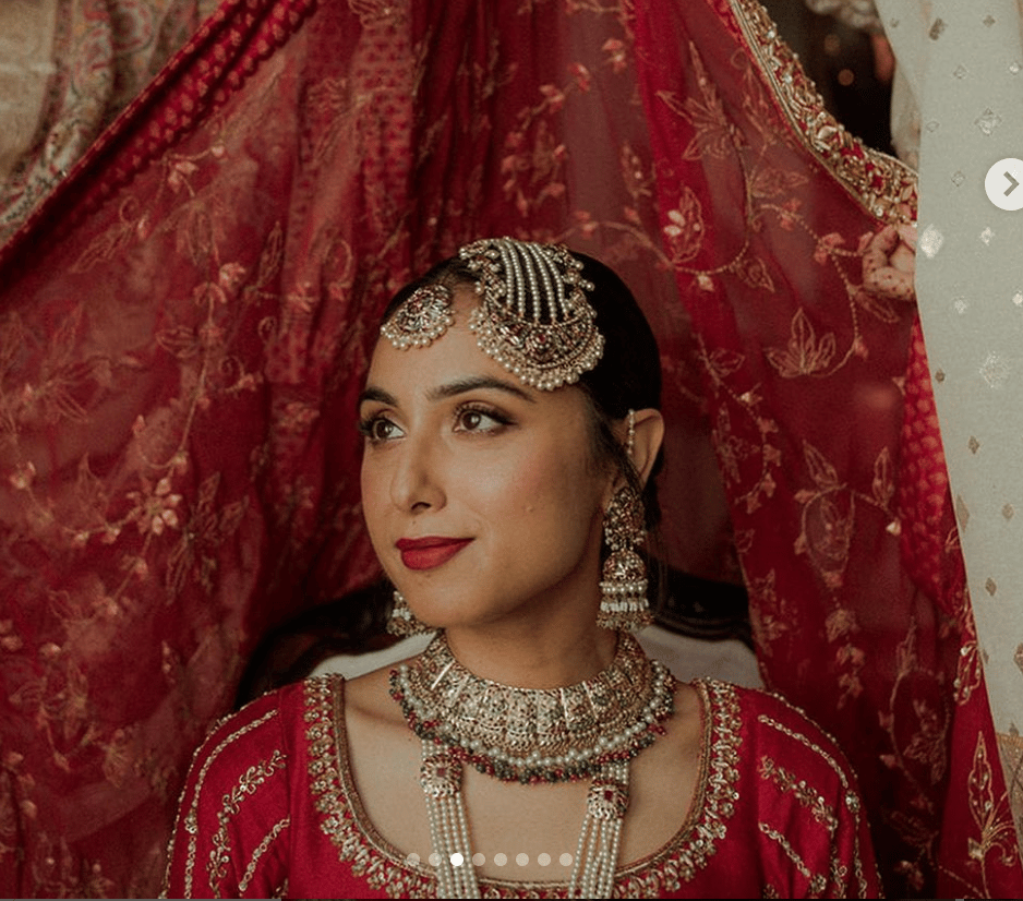 Beautiful Indian bride on her wedding day wearing Punjabi, Ludhiana and Lahore
