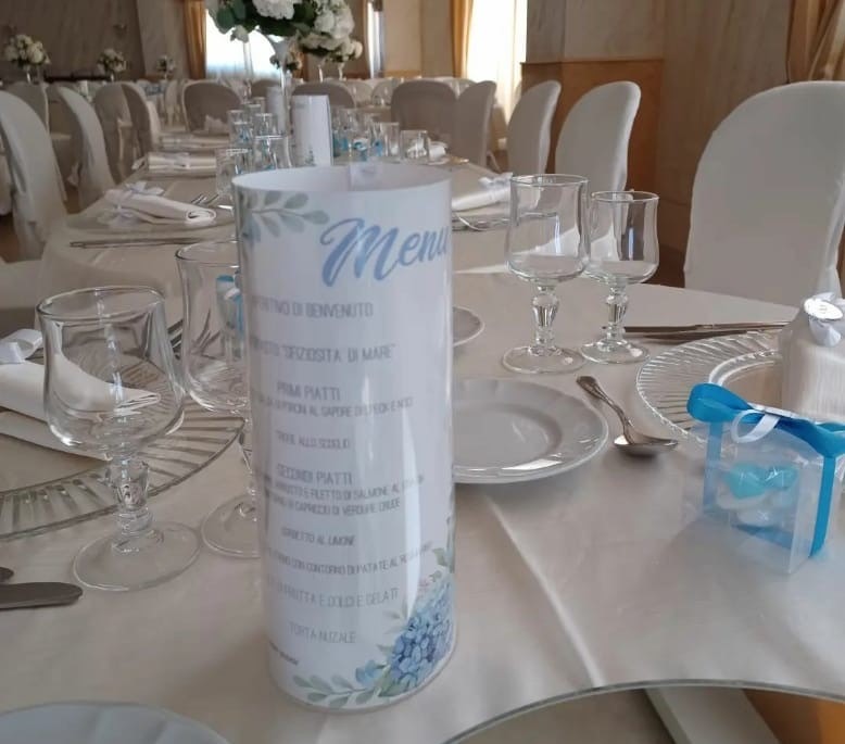 menù personalizzato