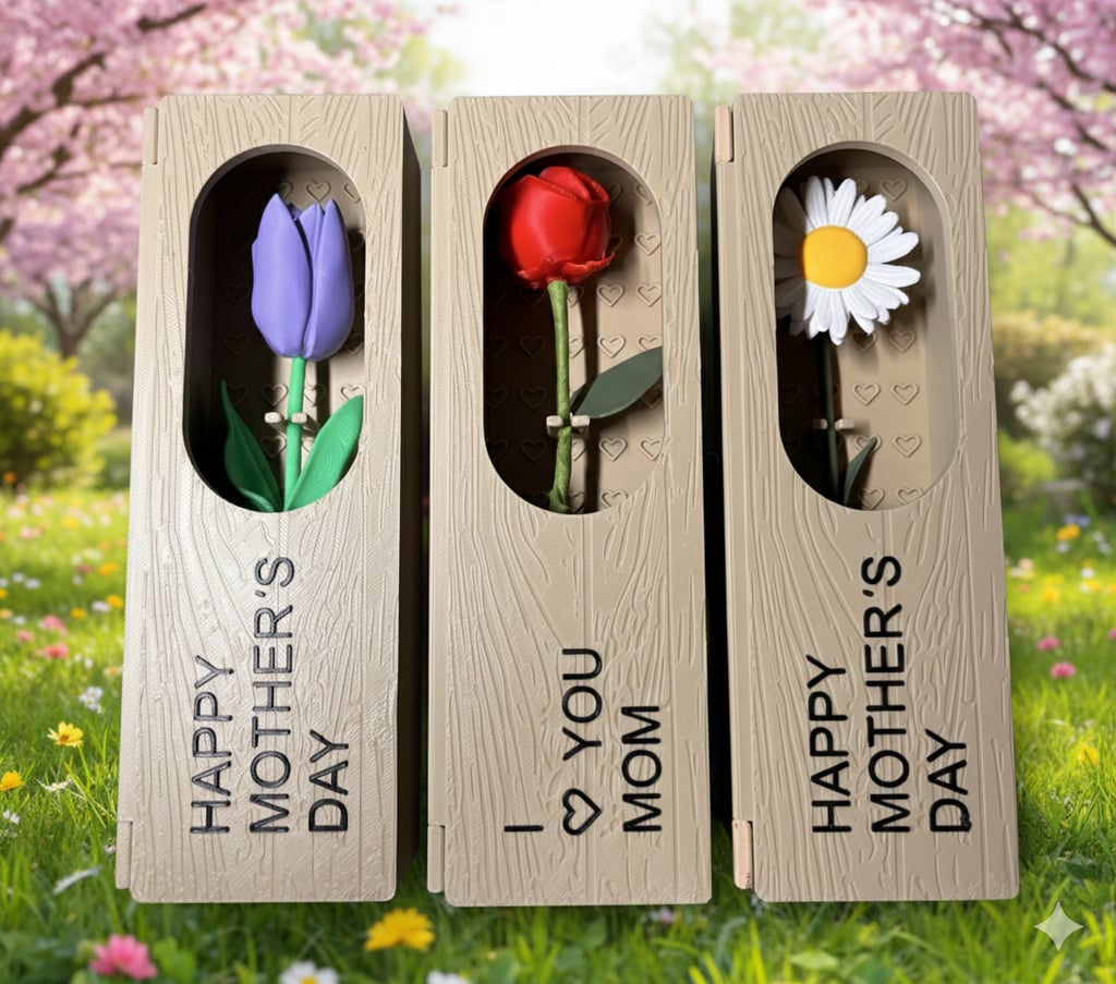 Mother's Day flower gift boxes