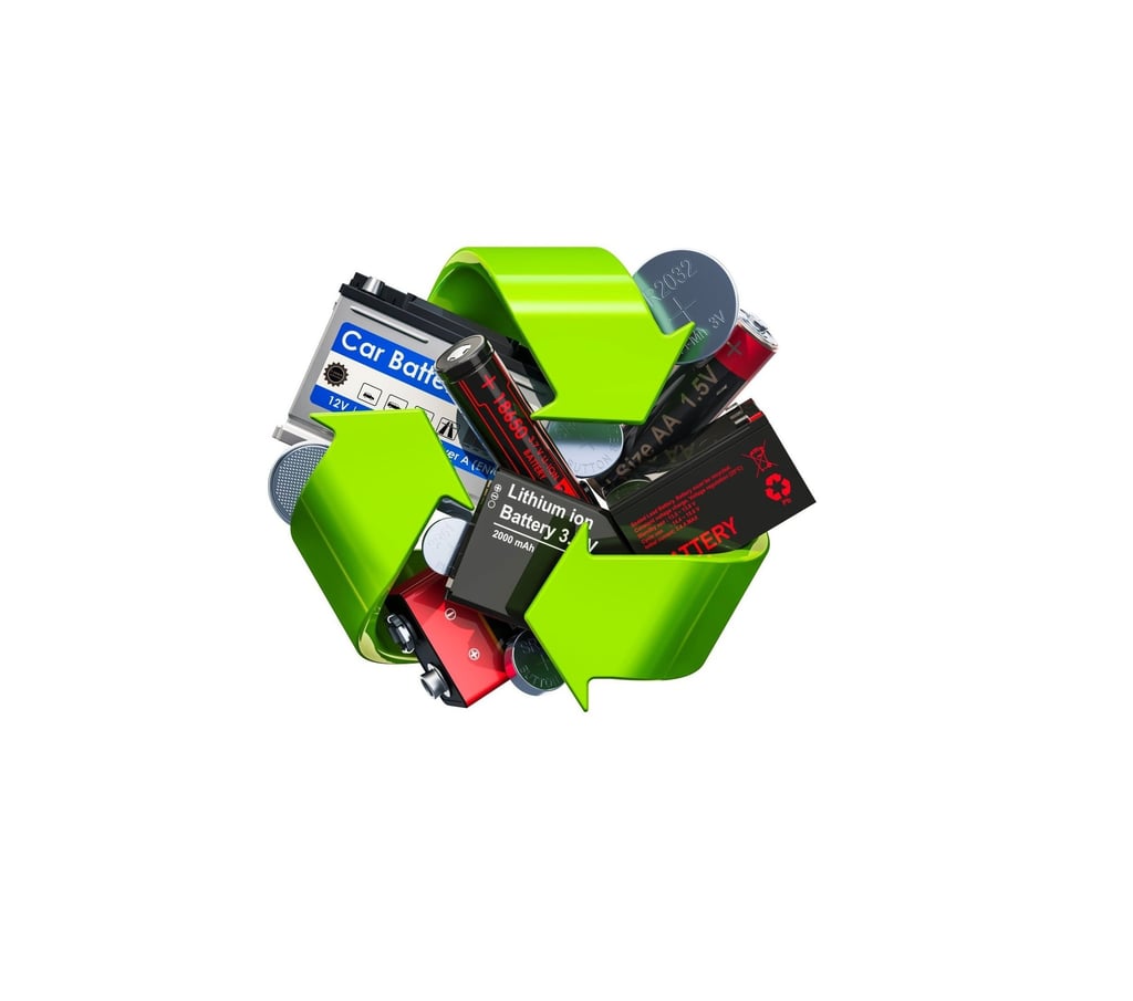 LFP, NMC, LCO black powder, and cell recycling