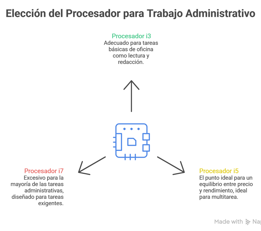 diferencias de procesadores para trabajos administratrivos QUITO - SYSLAND
