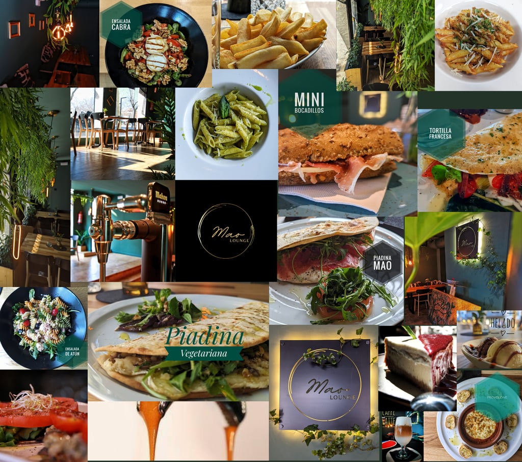 colaj de imagines del bar MaoLounge
