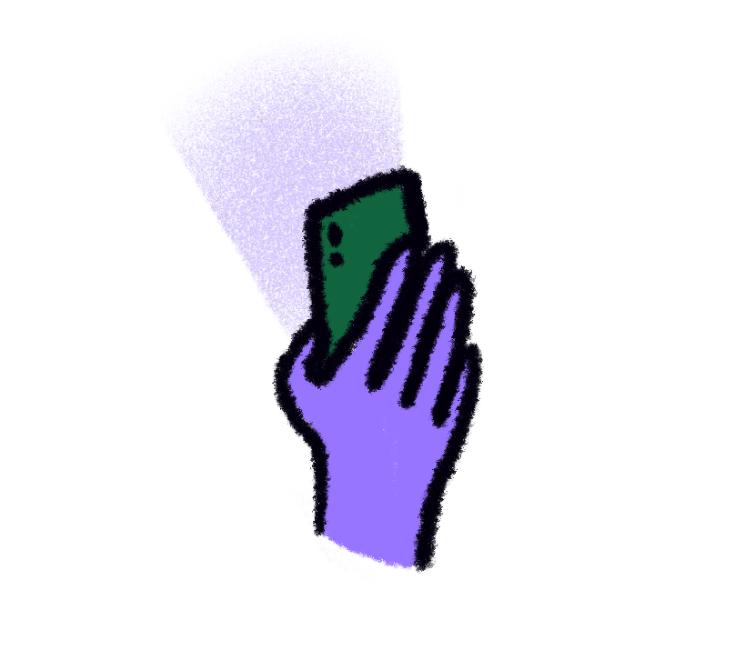 doom scrolling on phone