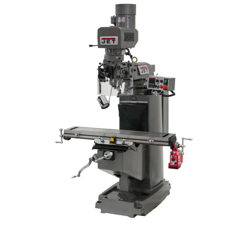 JET JTM-1050EVS2/230 Mill With 3-Axis Acu-Rite MilPwr G2 CNC Controller