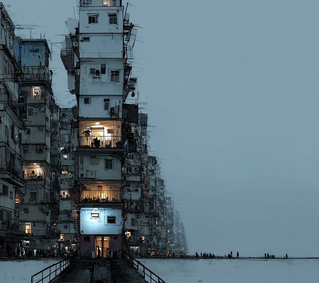 Ville type cyberpunk