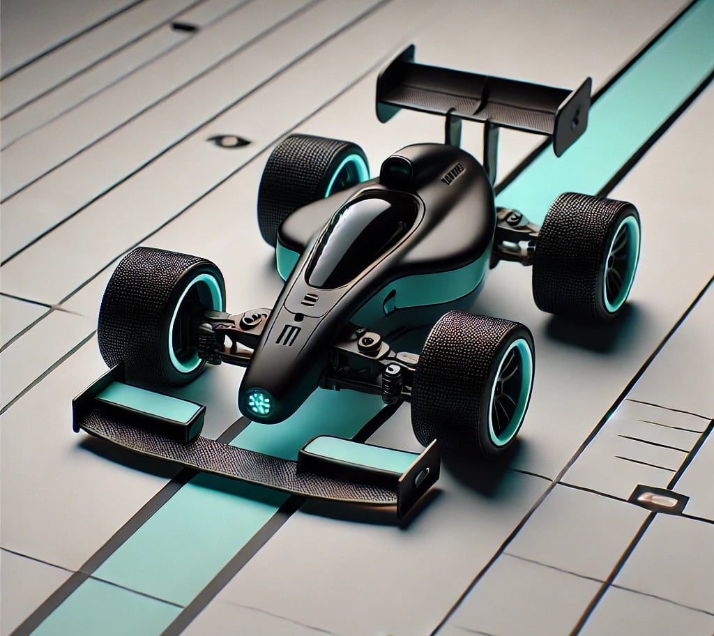 image of a advanced line following robot showing the start of robotics