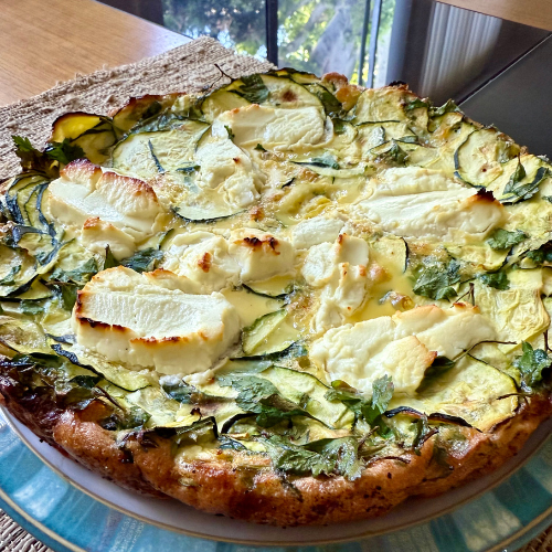 Goat Cheese & Zucchini Pie