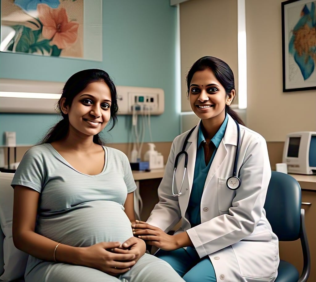AHC Doctor with expecting mother