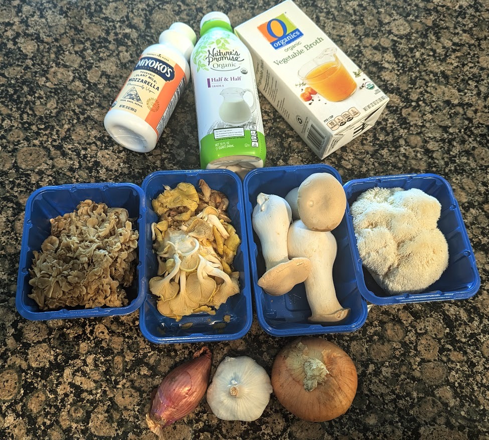 Mushroom soup ingredients