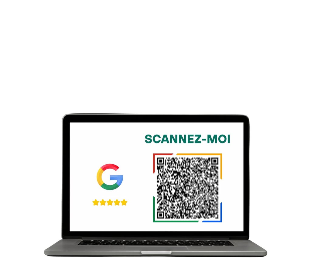 Qr code pour des avis google e repair
