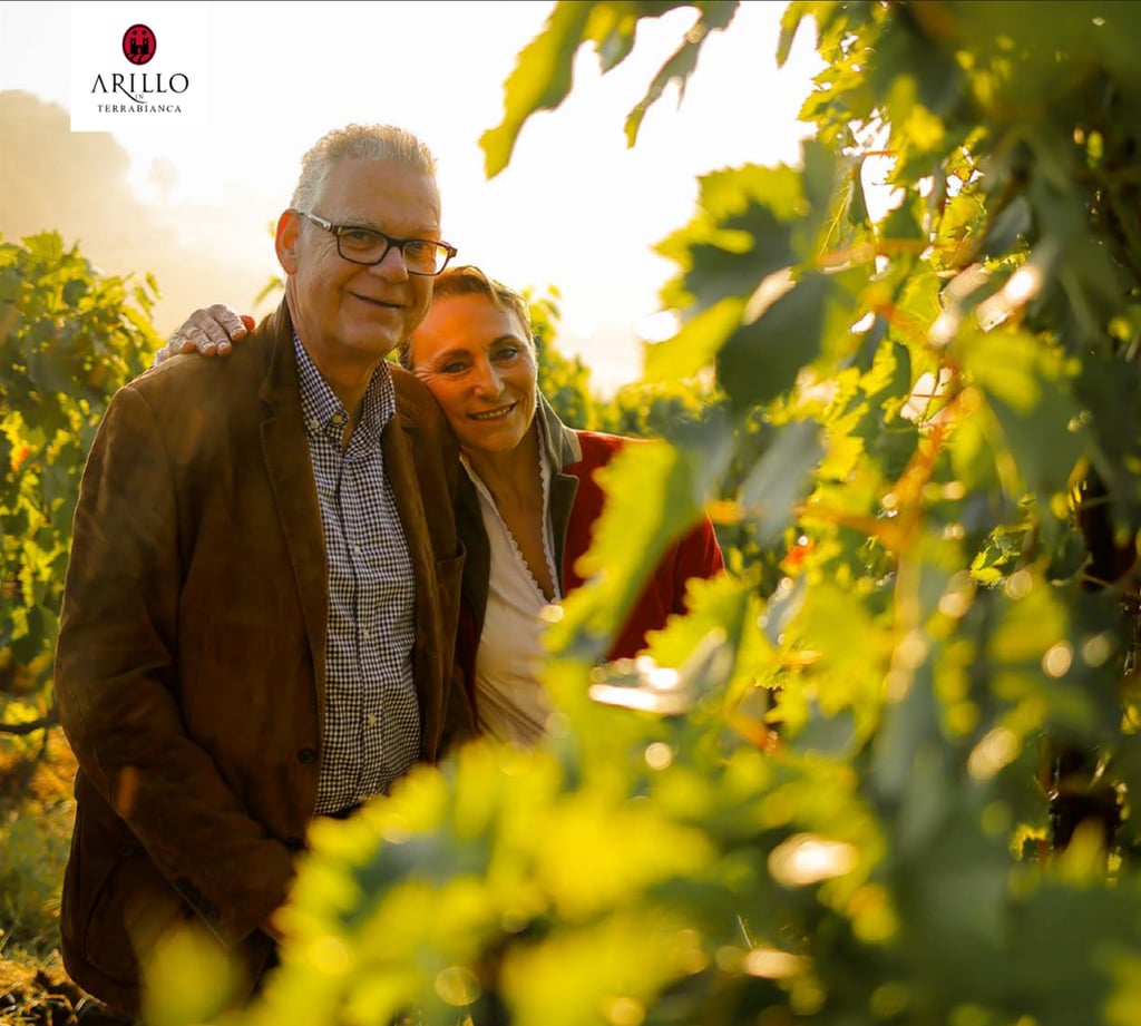 Adriana e Urs Burkard Arillo in Terrabianca vino biologico Toscana Chianti Maremma