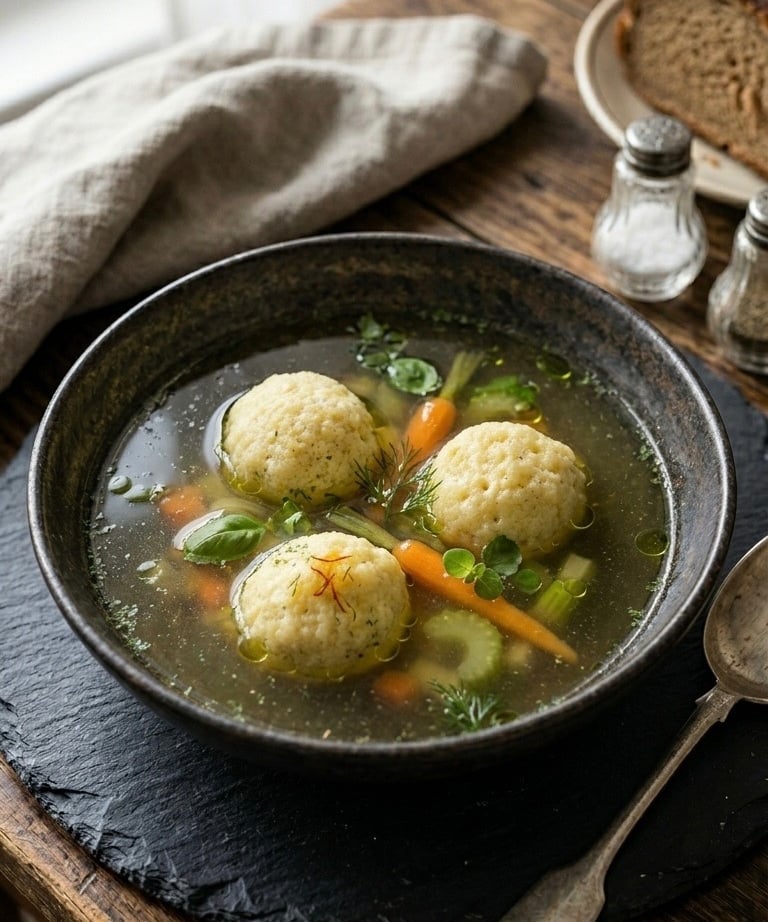 Healthy Mazzo soup consommé recipe