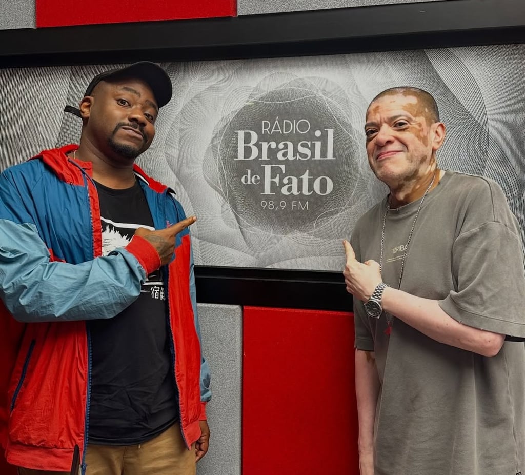 KL Jay e niLL em programa de rádio de rap Estúdio 98