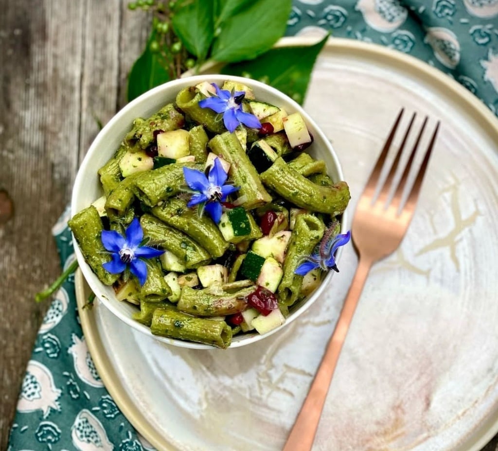 Pâtes sans gluten à base d'épinards- riches en fibres et digestion légère