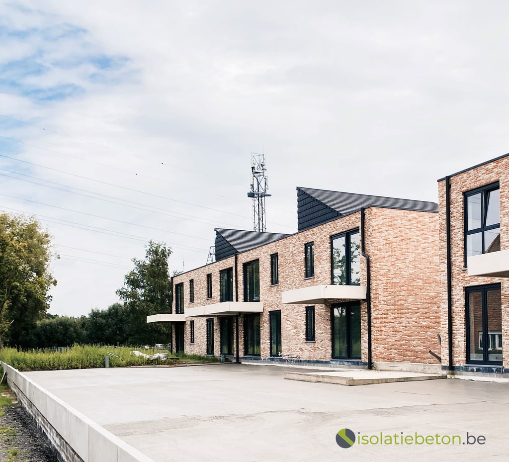 groendak isolatie hellingsbeton schuimbeton